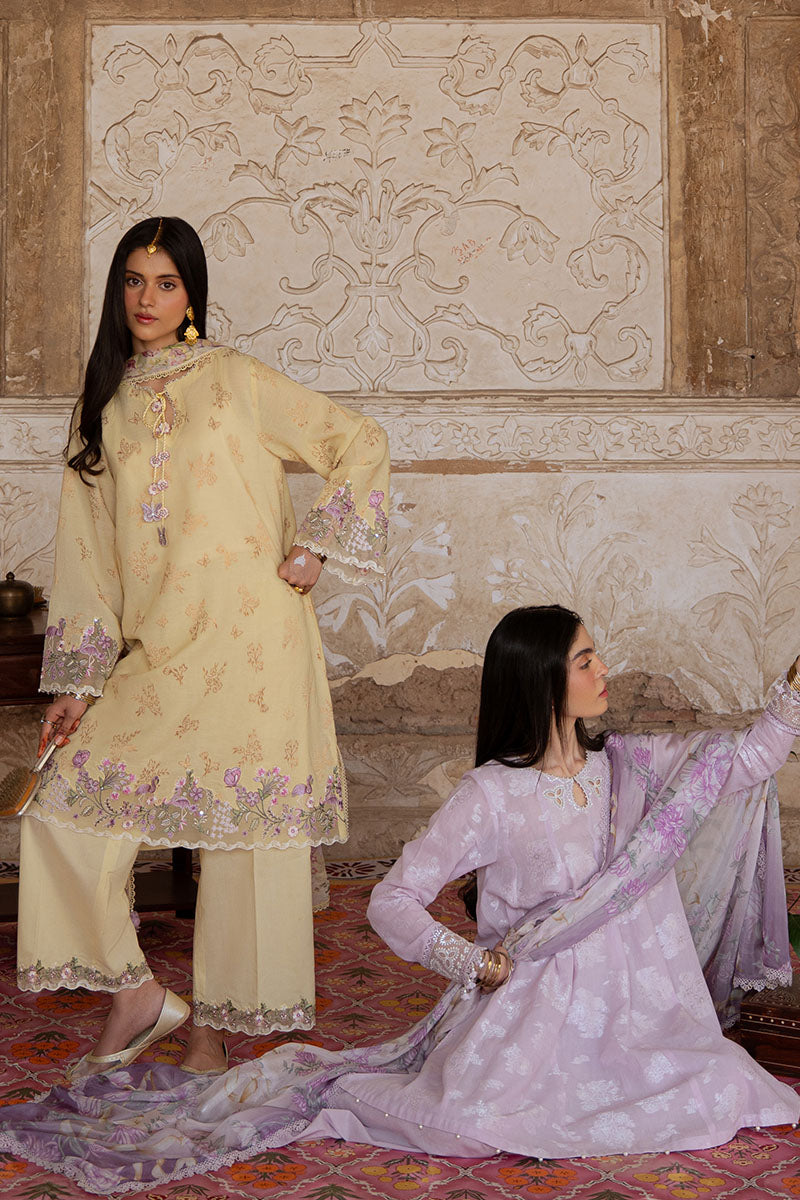 Cross Stitch | Eid Lawn Edit 25 | RADIANT MUSE by Cross Stitch - Designer Dress - Type: Ladies Clothes - Available at Libayah - 100% Original