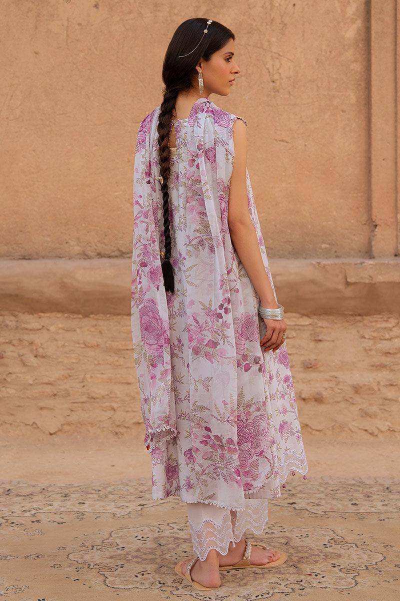 Cross Stitch | Eid Lawn Edit 25 | LILAC HINT by Cross Stitch - Designer Dress - Type: Ladies Clothes - Available at Libayah - 100% Original