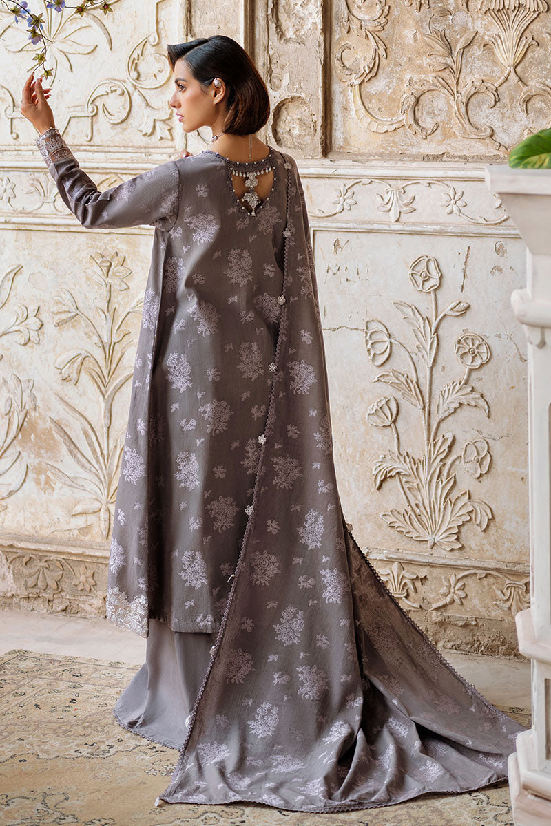 Cross Stitch | Eid Lawn Edit 25 | DESERT TAUPE by Cross Stitch - Designer Dress - Type: Ladies Clothes - Available at Libayah - 100% Original