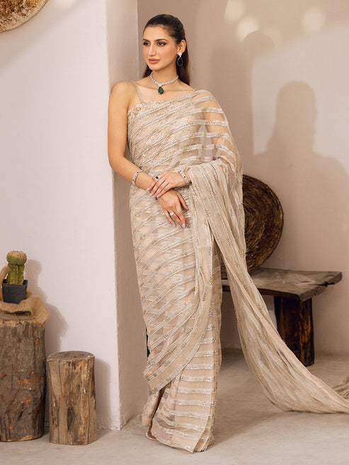 Epoque | Le Tresor Luxury Pret | ELANA by Epoque - Designer Dress - Type: Ladies Clothes - Available at Libayah - 100% Original