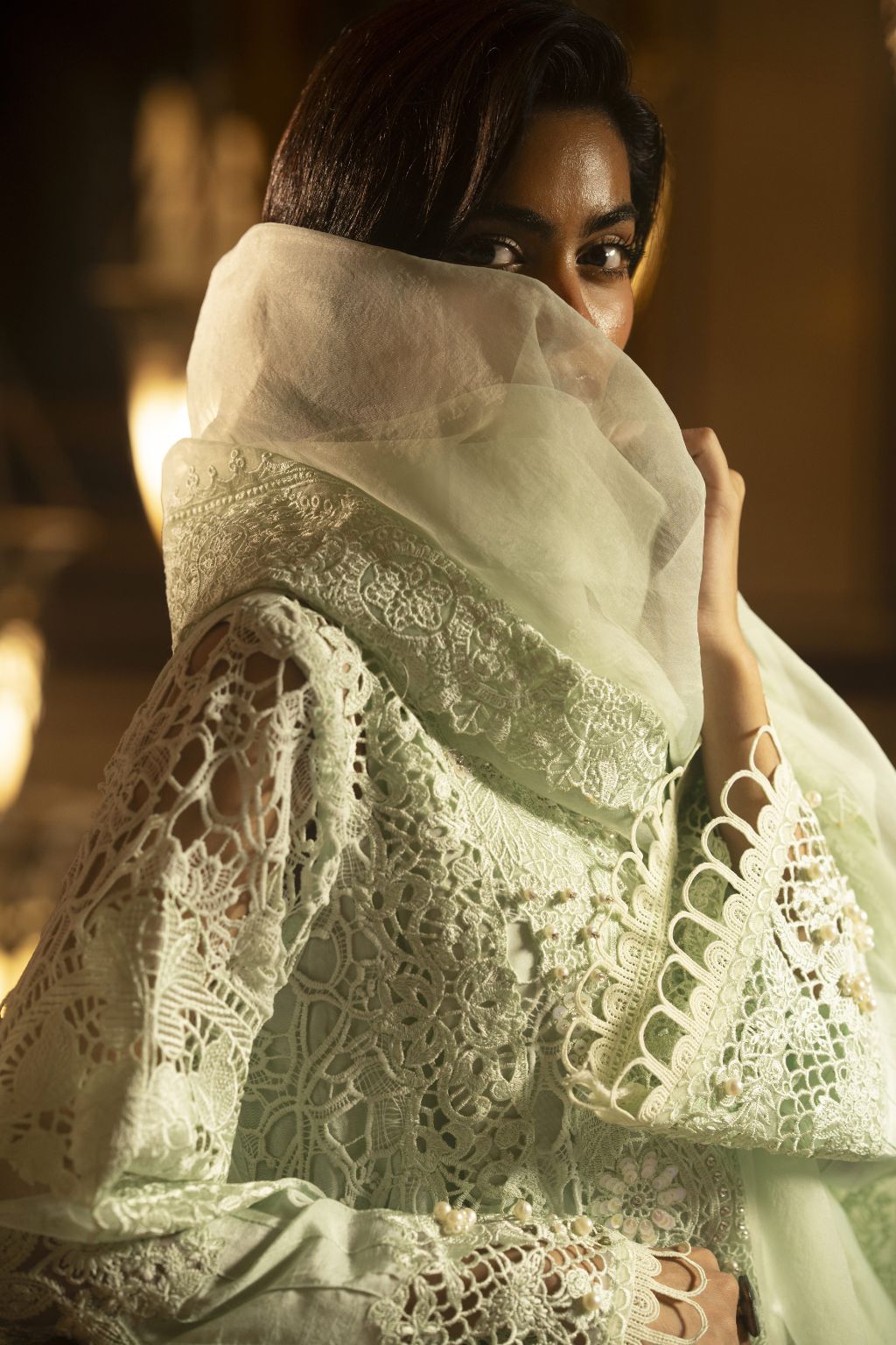 AJR Couture | Cutwork Edit 24 | LIME by AJR Couture - Designer Dress - Type: Ladies Clothes - Available at Libayah - 100% Original
