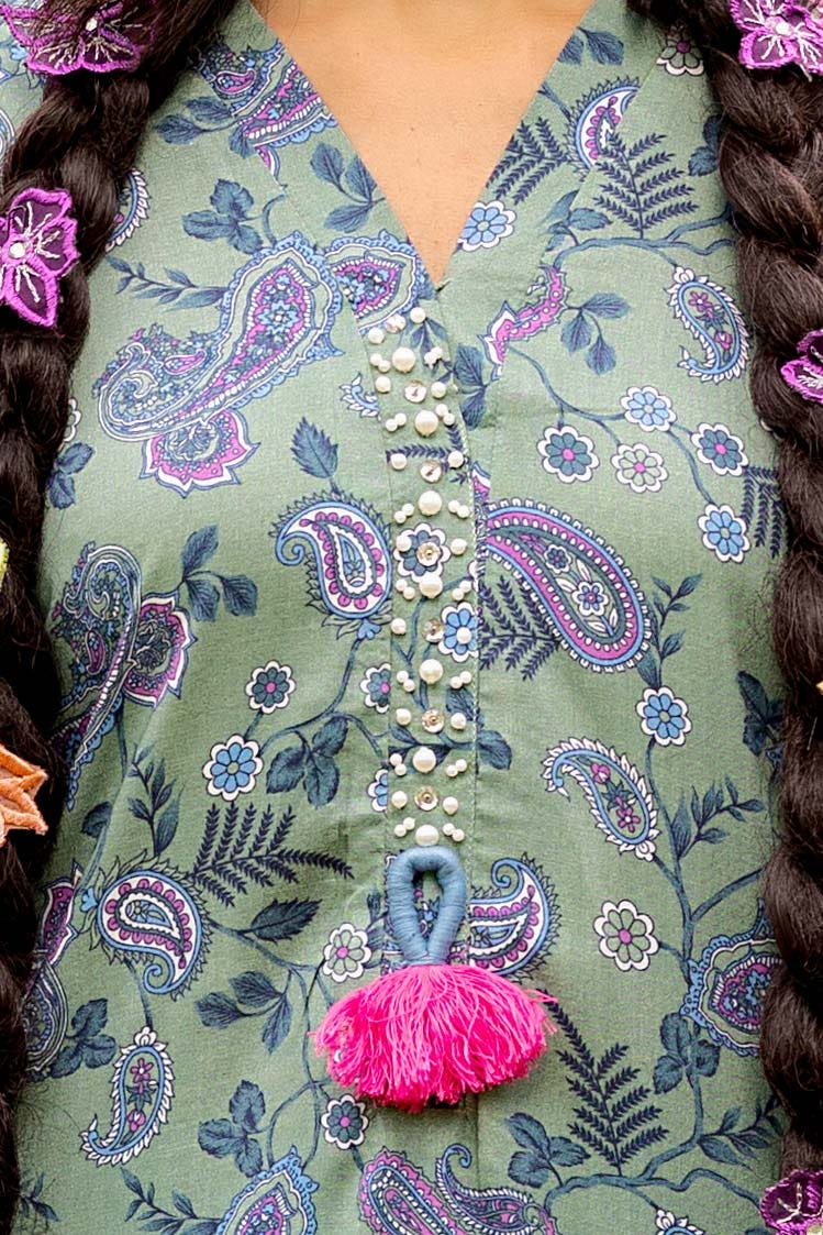 Gul Ahmed | Winter Collection 24 | Linen Suit LT-42002 by Gul Ahmed - Designer Dress - Type: Ladies Clothes - Available at Libayah - 100% Original