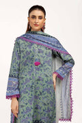 Gul Ahmed | Winter Collection 24 | Linen Suit LT-42002 by Gul Ahmed - Designer Dress - Type: Ladies Clothes - Available at Libayah - 100% Original