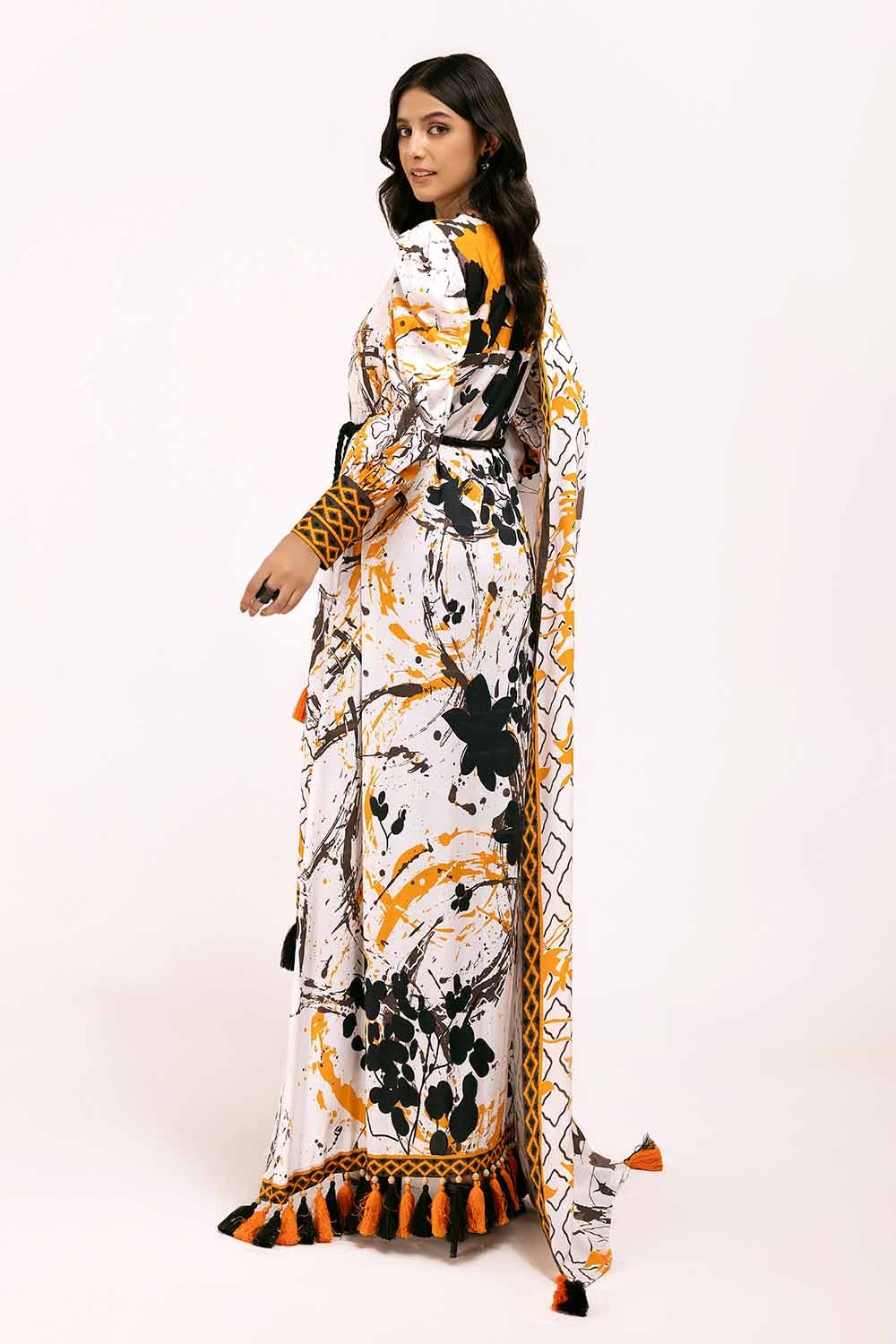Gul Ahmed | Winter Collection 24 | Linen Suit LT-42006 by Gul Ahmed - Designer Dress - Type: Ladies Clothes - Available at Libayah - 100% Original