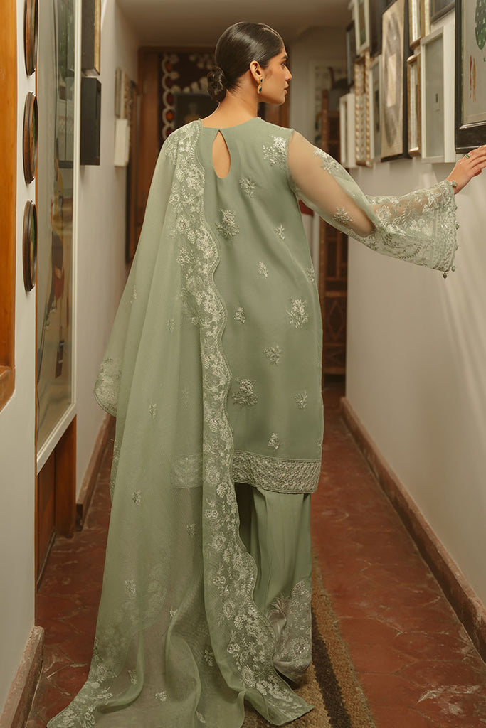 Cross Stitch | Luxe Atelier 25 | GREEN LILY by Cross Stitch - Designer Dress - Type: Ladies Clothes - Available at Libayah - 100% Original
