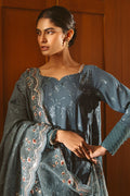 Cross Stitch | Luxe Atelier 25 | MAJESTIC TEAL by CROS - Designer Dress - Type: Ladies Clothes - Available at Libayah - 100% Original