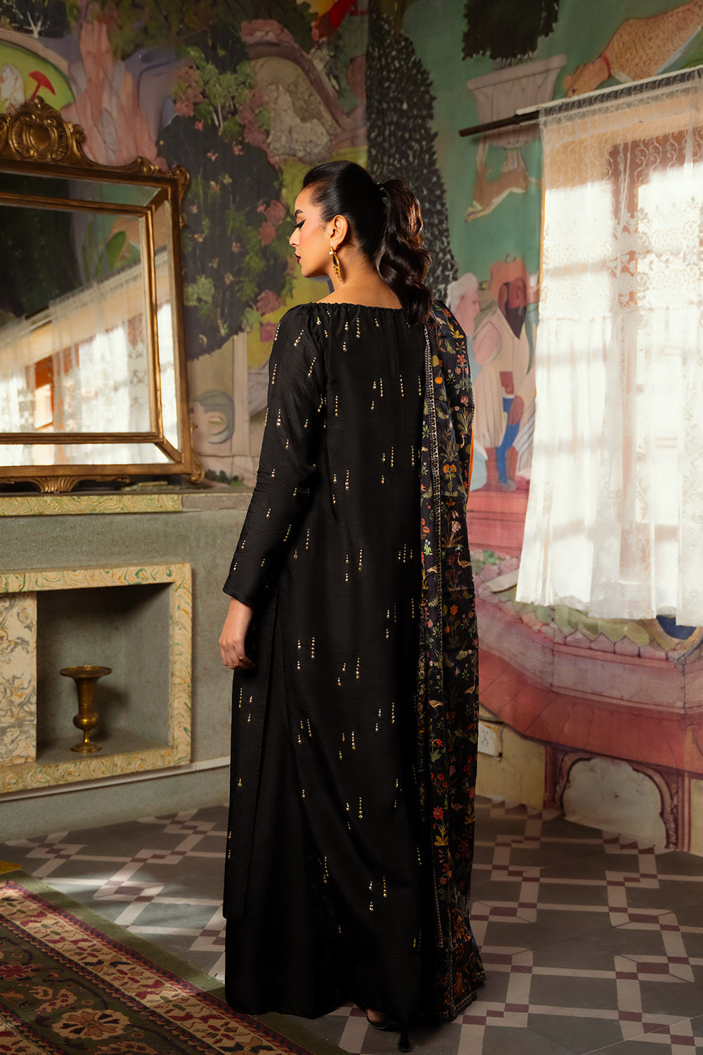 Saira Rizwan | Dahini Silk Pret | ESMA - SRLP02-25 by Saira Rizwan - Designer Dress - Type: Ladies Clothes - Available at Libayah - 100% Original