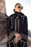 Maria B | M Prints Winter 23 | MPT-2002-B by Maria B - Designer Dress  - Type : Ladies Clothes - Available at Libayah - 100% Original 