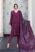 Maria B | M Prints Winter 23 | MPT-2003-B by Maria B - Designer Dress  - Type : Ladies Clothes - Available at Libayah - 100% Original 
