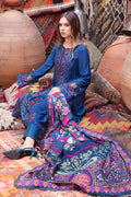 Maria B | M Prints Winter 23 | MPT-2004-B by Maria B - Designer Dress  - Type : Ladies Clothes - Available at Libayah - 100% Original 