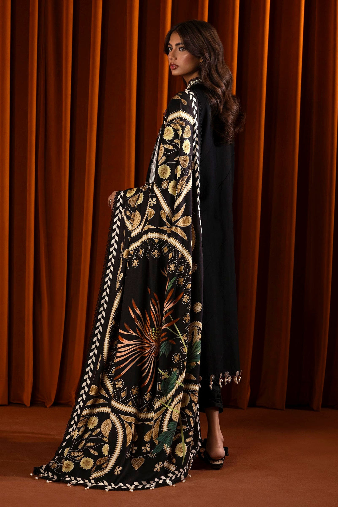 Sana Safinaz | Muzlin Winter 2024 |  M243-004B-3CP by Sana Safinaz - Designer Dress - Type: Ladies Clothes - Available at Libayah - 100% Original