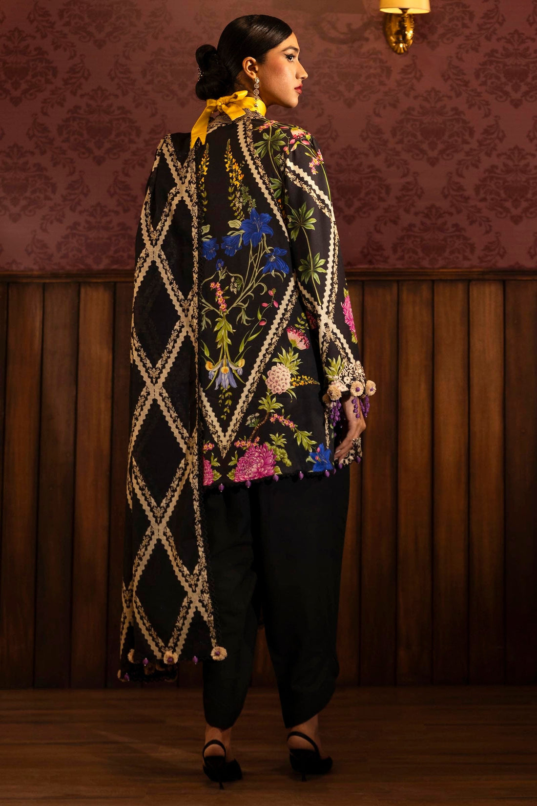 Sana Safinaz | Muzlin Winter 2024 |  M243-017B-3CQ by Sana Safinaz - Designer Dress - Type: Ladies Clothes - Available at Libayah - 100% Original