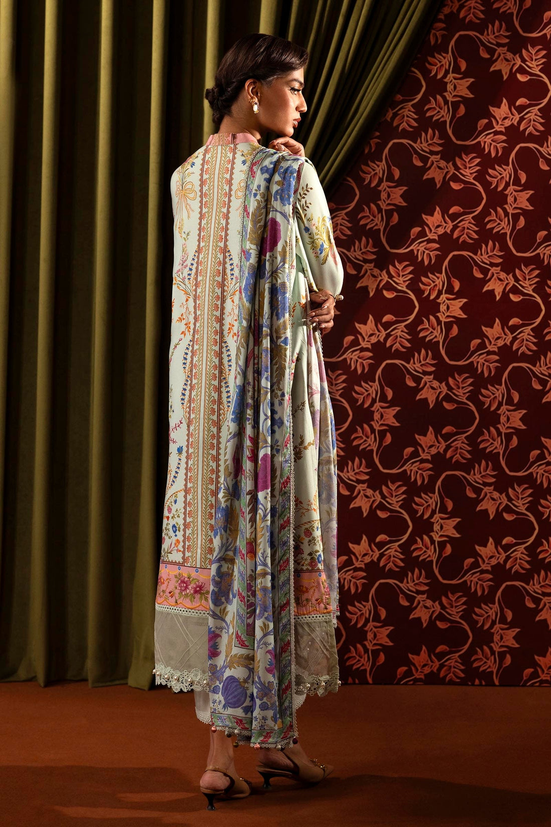 Sana Safinaz | Muzlin Winter 2024 |  M243-021B-3DB by Sana Safinaz - Designer Dress - Type: Ladies Clothes - Available at Libayah - 100% Original