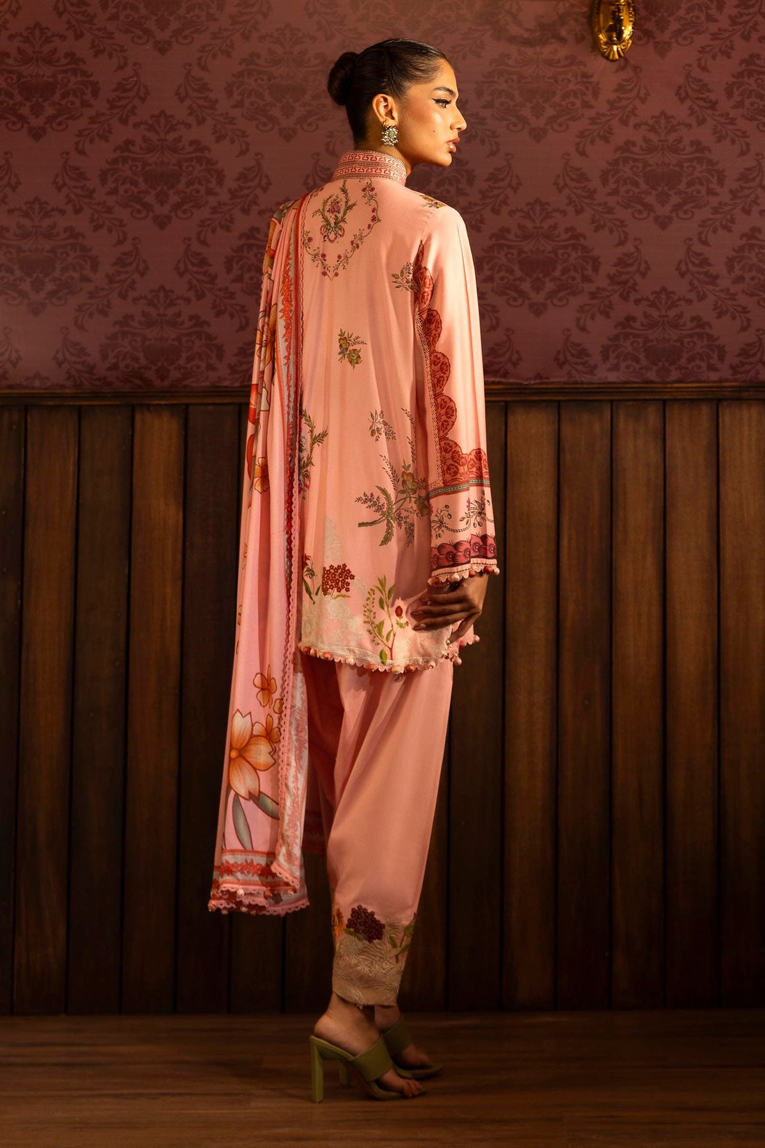 Sana Safinaz | Muzlin Winter 2024 |  M243-025A-3DB by Sana Safinaz - Designer Dress - Type: Ladies Clothes - Available at Libayah - 100% Original