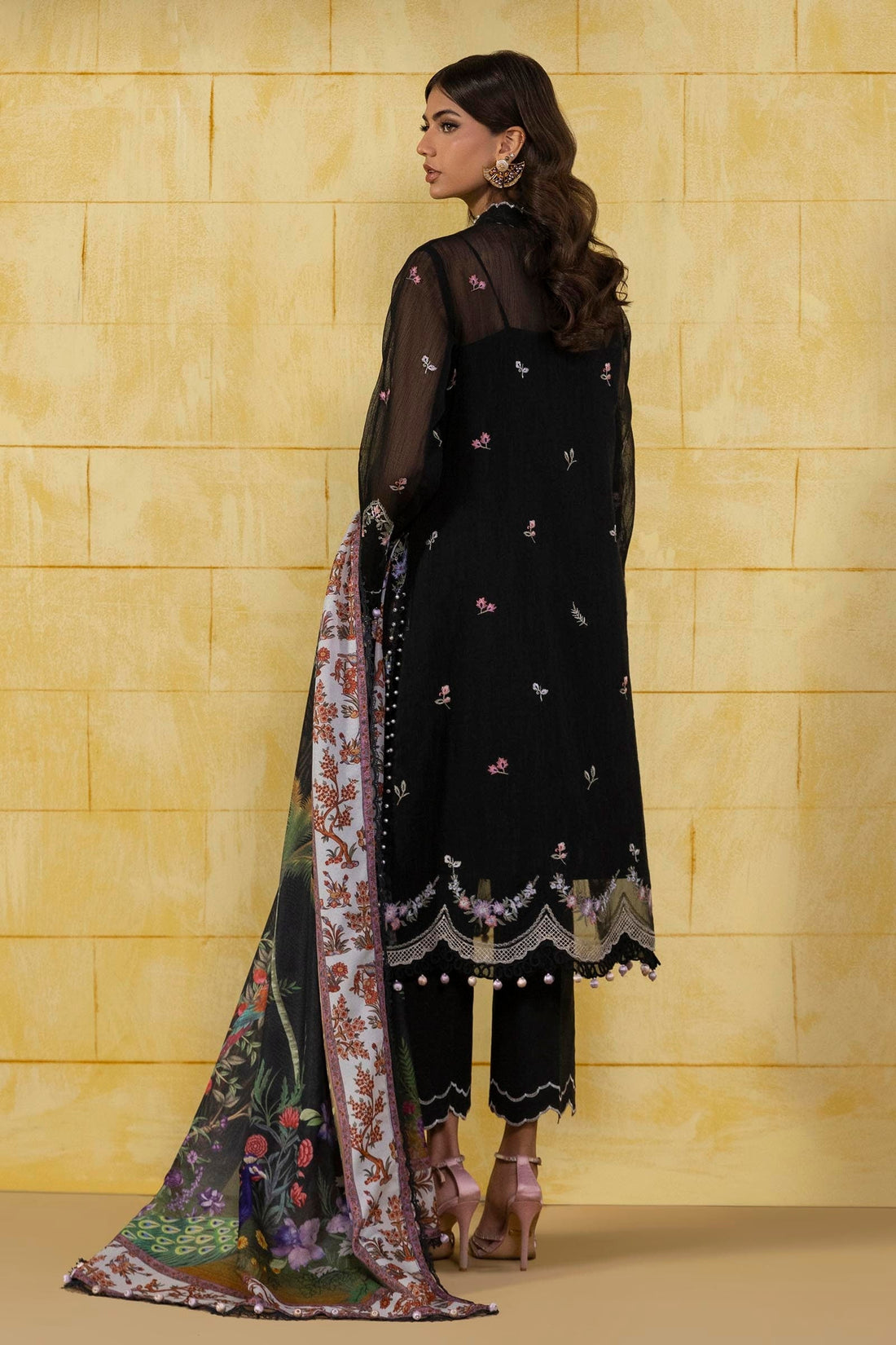 Sana Safinaz | Muzlin Spring 25 | M251-002B-3CV by Sana Safinaz - Designer Dress - Type: Ladies Clothes - Available at Libayah - 100% Original