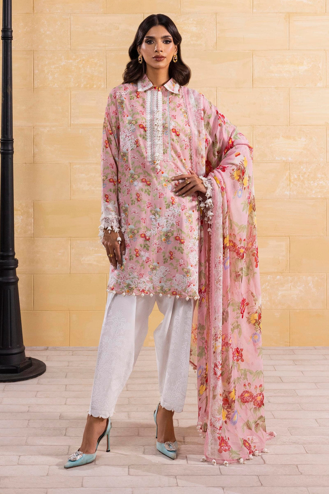 Sana Safinaz | Muzlin Spring 25 | M251-007A-3CI by Sana Safinaz - Designer Dress - Type: Ladies Clothes - Available at Libayah - 100% Original