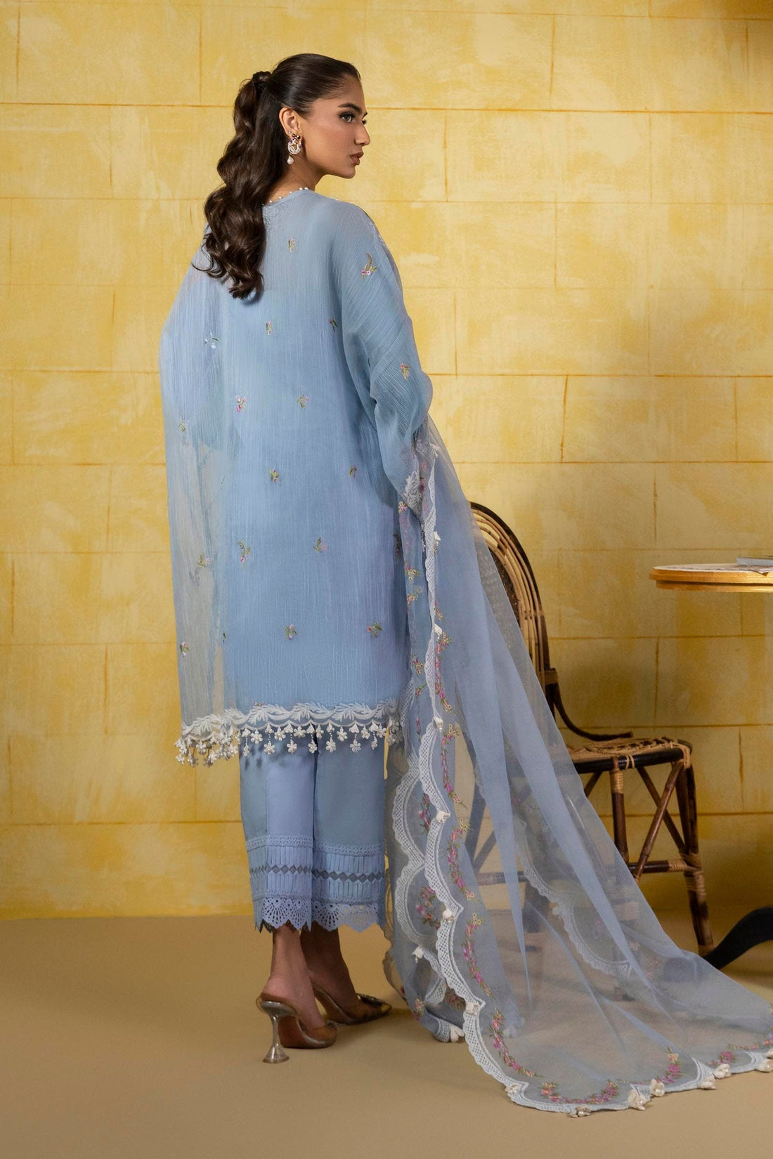 Sana Safinaz | Muzlin Spring 25 | M251-009B-3CT by Sana Safinaz - Designer Dress - Type: Ladies Clothes - Available at Libayah - 100% Original