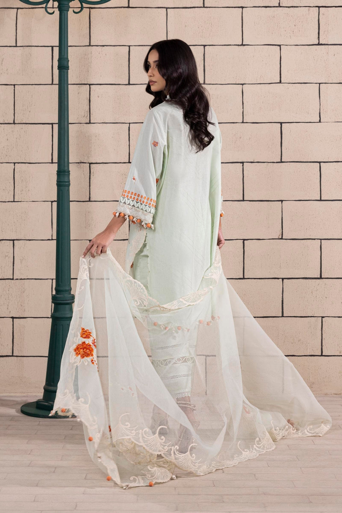 Sana Safinaz | Muzlin Spring 25 | M251-010A-3CS by Sana Safinaz - Designer Dress - Type: Ladies Clothes - Available at Libayah - 100% Original