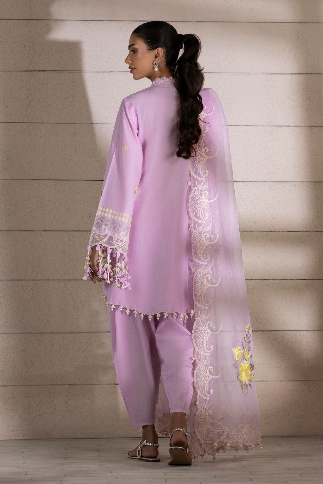 Sana Safinaz | Muzlin Spring 25 | M251-010B-3CS by Sana Safinaz - Designer Dress - Type: Ladies Clothes - Available at Libayah - 100% Original