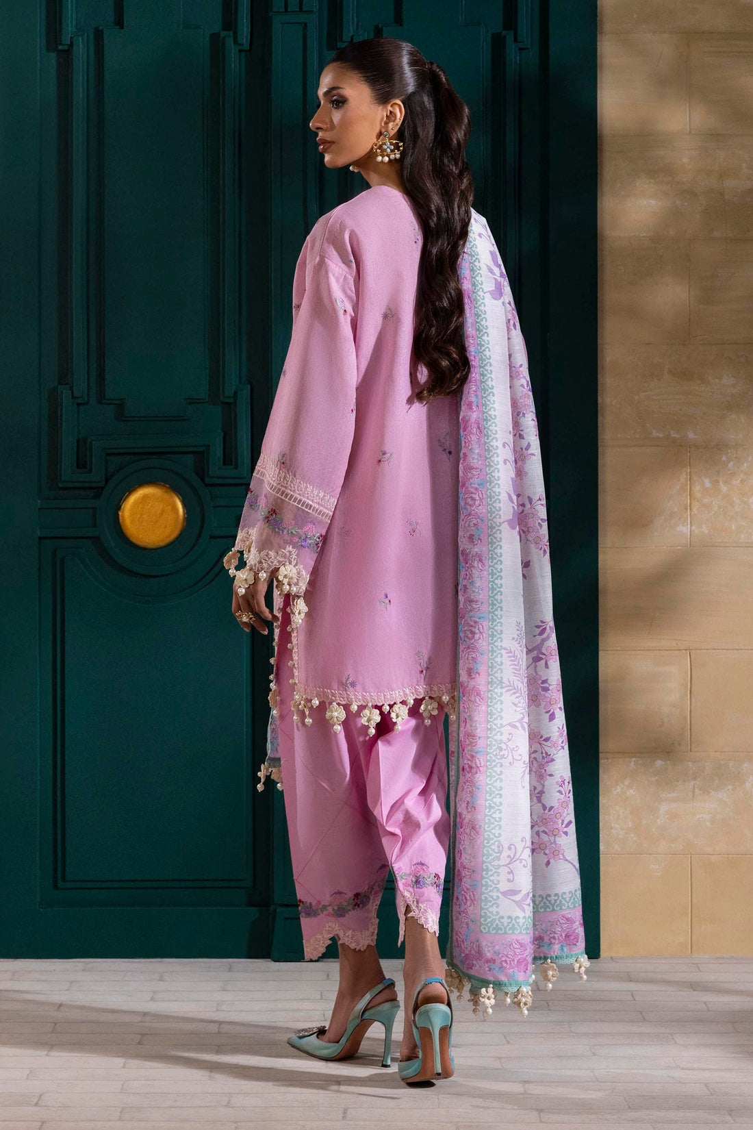 Sana Safinaz | Muzlin Spring 25 | M251-011A-3CV by Sana Safinaz - Designer Dress - Type: Ladies Clothes - Available at Libayah - 100% Original