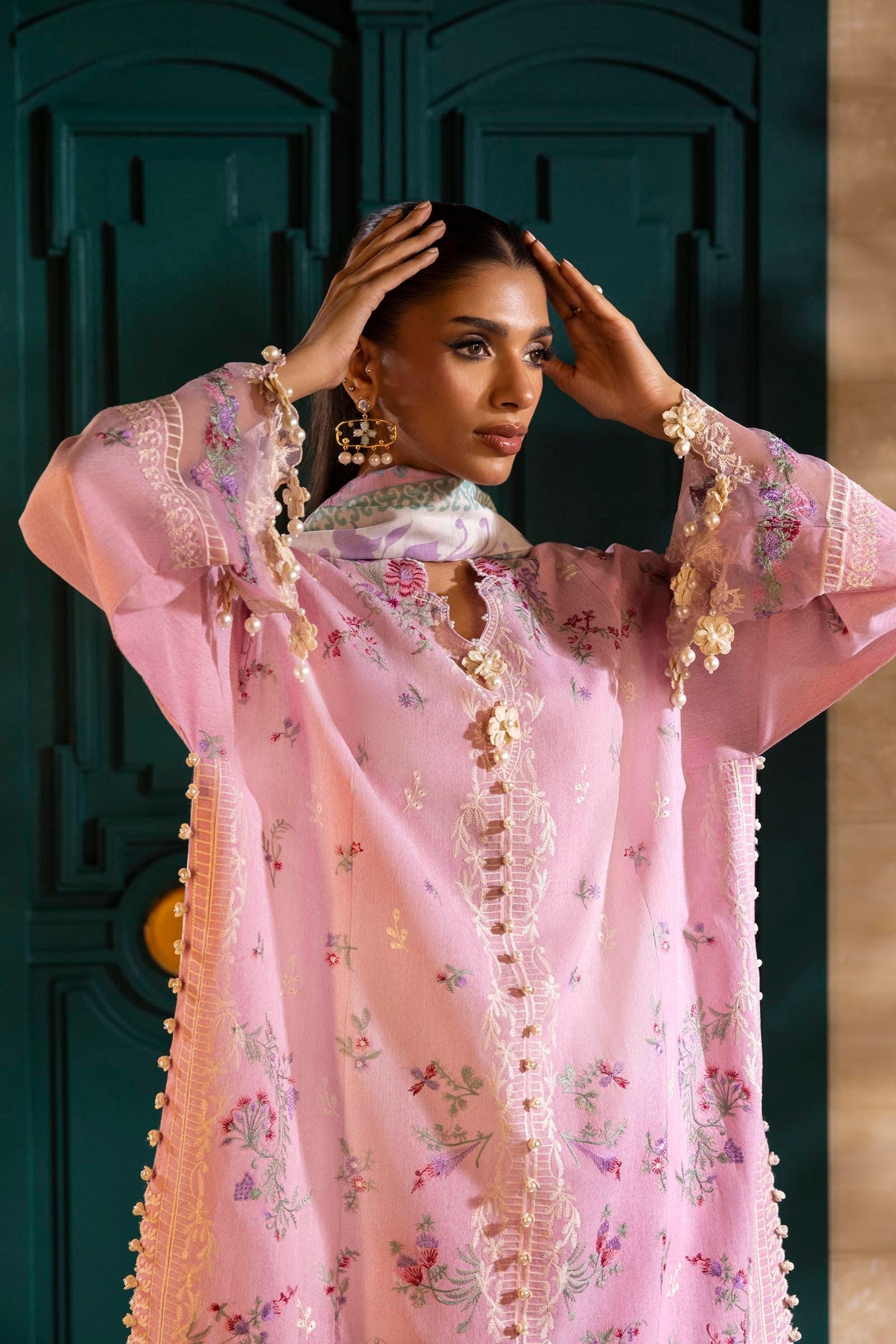 Sana Safinaz | Muzlin Spring 25 | M251-011A-3CV by Sana Safinaz - Designer Dress - Type: Ladies Clothes - Available at Libayah - 100% Original