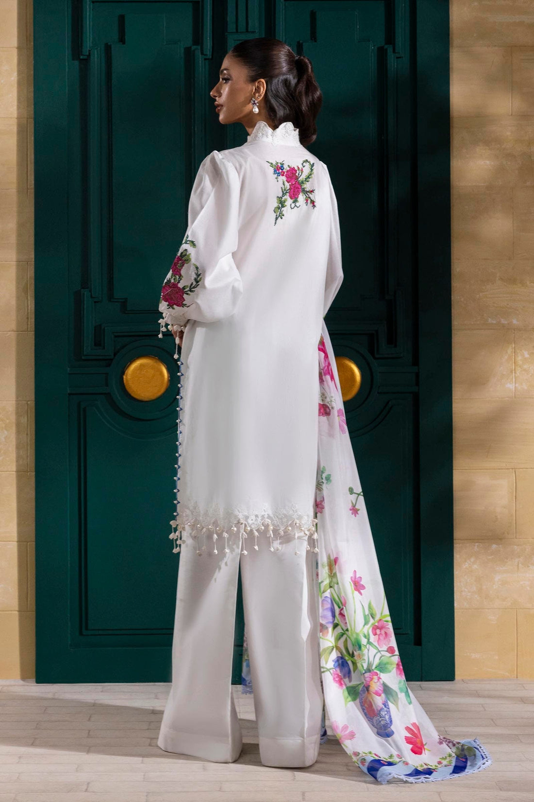 Sana Safinaz | Muzlin Spring 25 | M251-013A-3CL by Sana Safinaz - Designer Dress - Type: Ladies Clothes - Available at Libayah - 100% Original