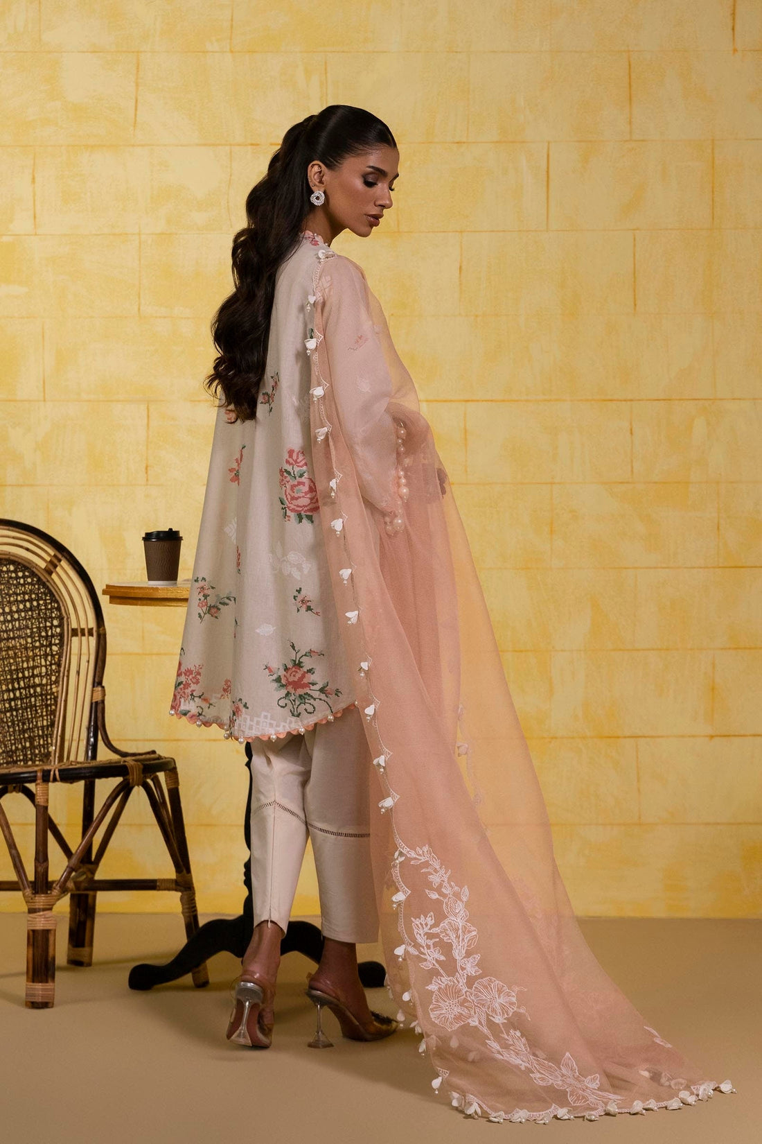 Sana Safinaz | Muzlin Spring 25 | M251-016A-3CT by Sana Safinaz - Designer Dress - Type: Ladies Clothes - Available at Libayah - 100% Original