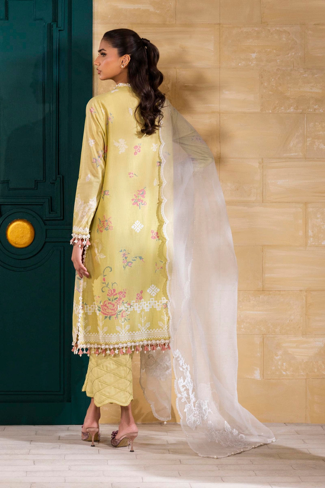 Sana Safinaz | Muzlin Spring 25 | M251-016B-3CT by Sana Safinaz - Designer Dress - Type: Ladies Clothes - Available at Libayah - 100% Original