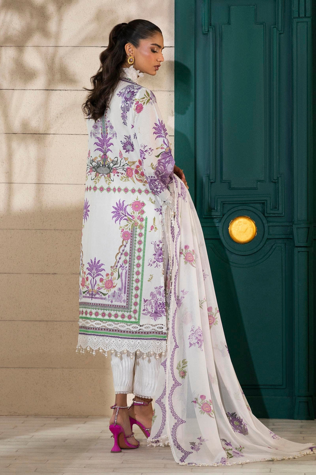 Sana Safinaz | Muzlin Spring 25 | M251-019A-3CS by Sana Safinaz - Designer Dress - Type: Ladies Clothes - Available at Libayah - 100% Original