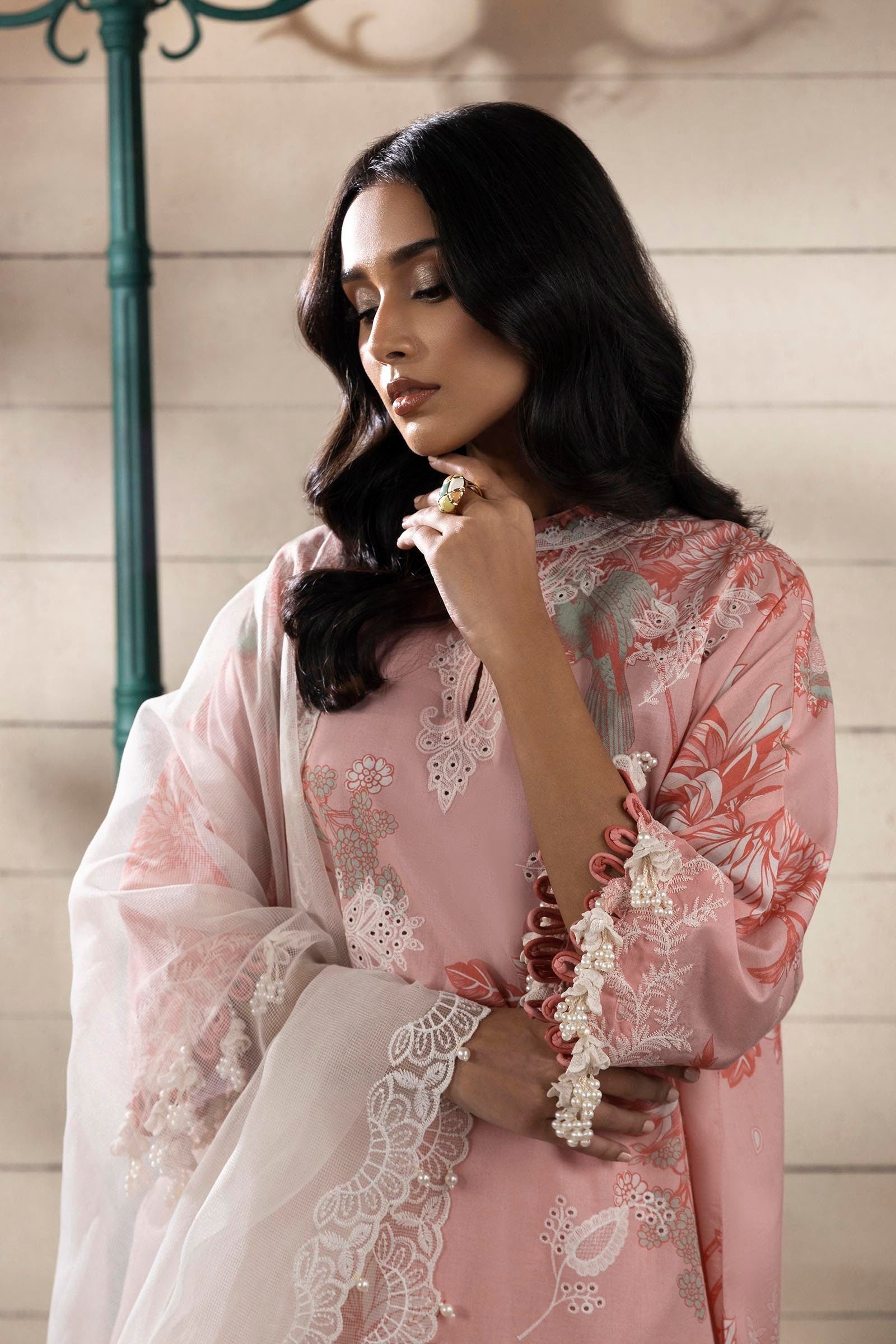 Sana Safinaz | Muzlin Spring 25 | M251-020A-3CS by Sana Safinaz - Designer Dress - Type: Ladies Clothes - Available at Libayah - 100% Original