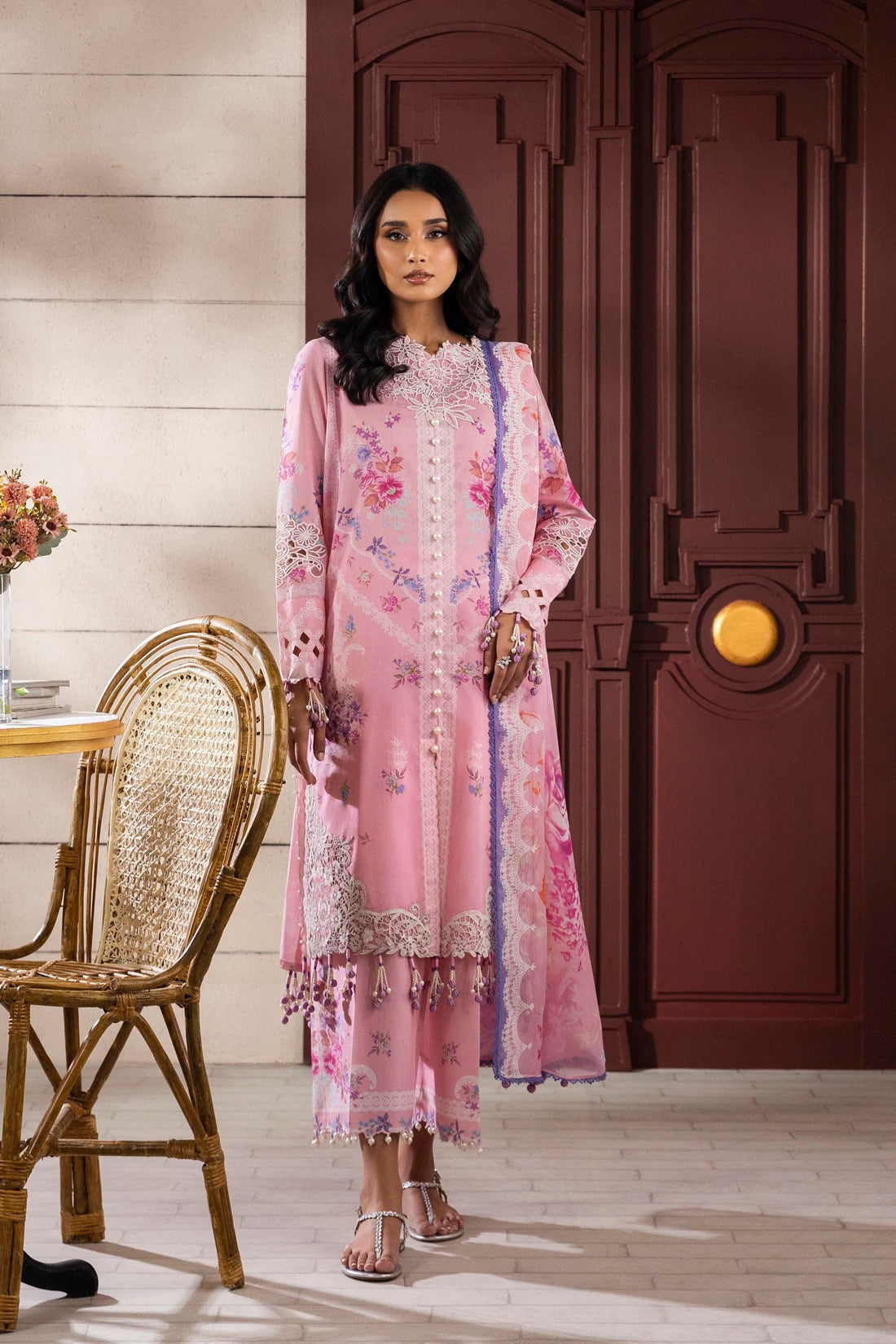 Sana Safinaz | Muzlin Spring 25 | M251-021A-3CI by Sana Safinaz - Designer Dress - Type: Ladies Clothes - Available at Libayah - 100% Original