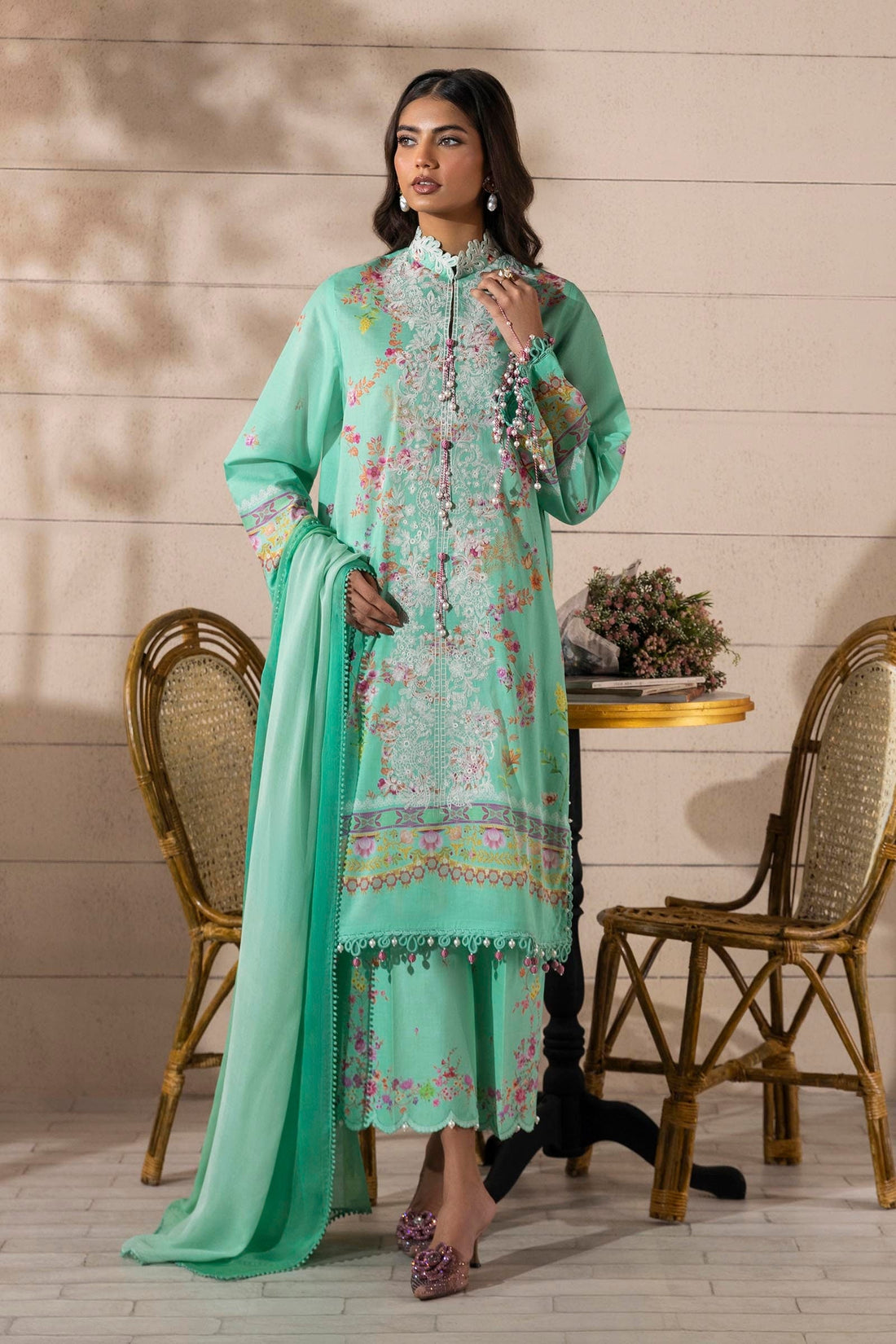 Sana Safinaz | Muzlin Spring 25 | M251-023B-3CI by Sana Safinaz - Designer Dress - Type: Ladies Clothes - Available at Libayah - 100% Original