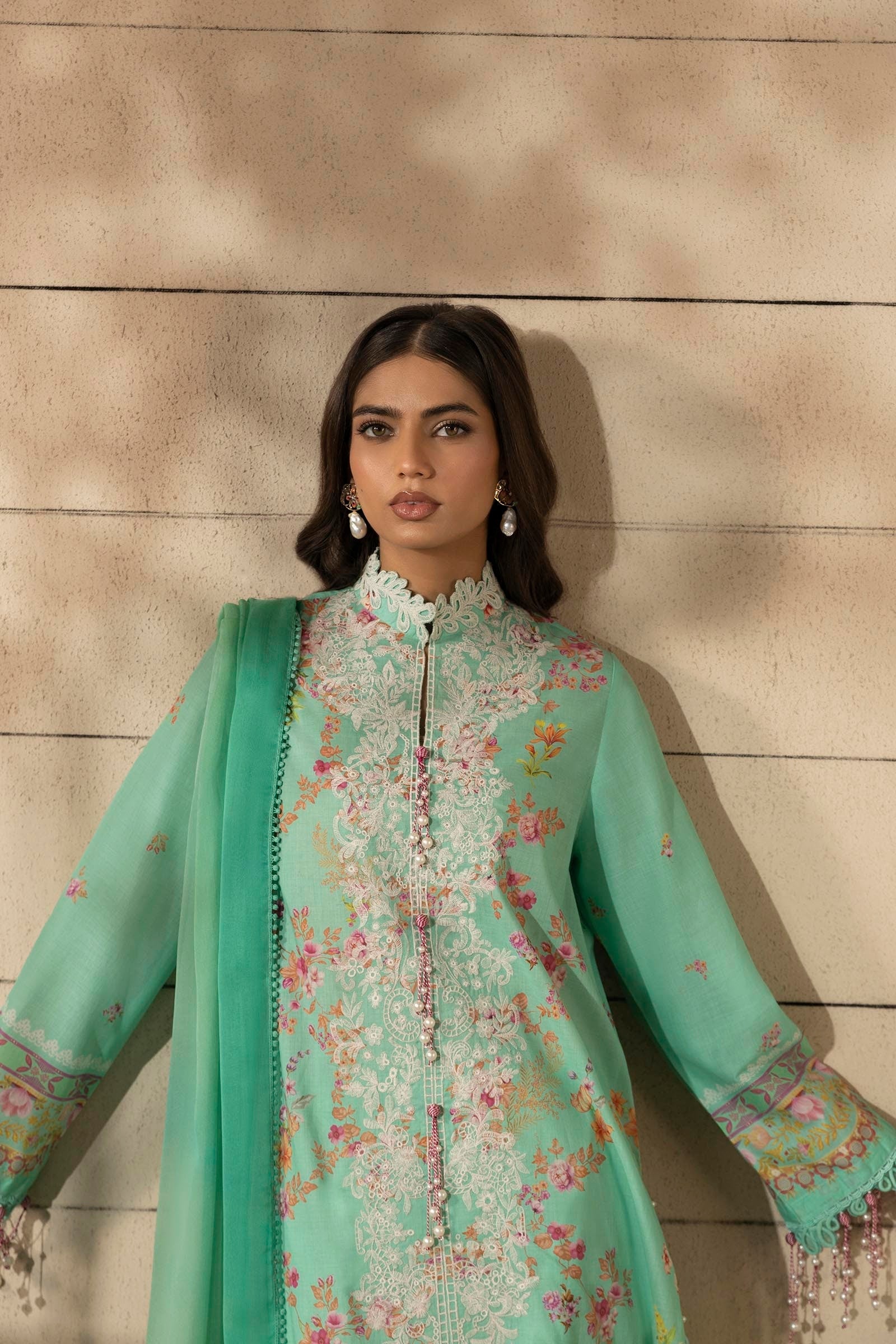 Sana Safinaz | Muzlin Spring 25 | M251-023B-3CI by Sana Safinaz - Designer Dress - Type: Ladies Clothes - Available at Libayah - 100% Original