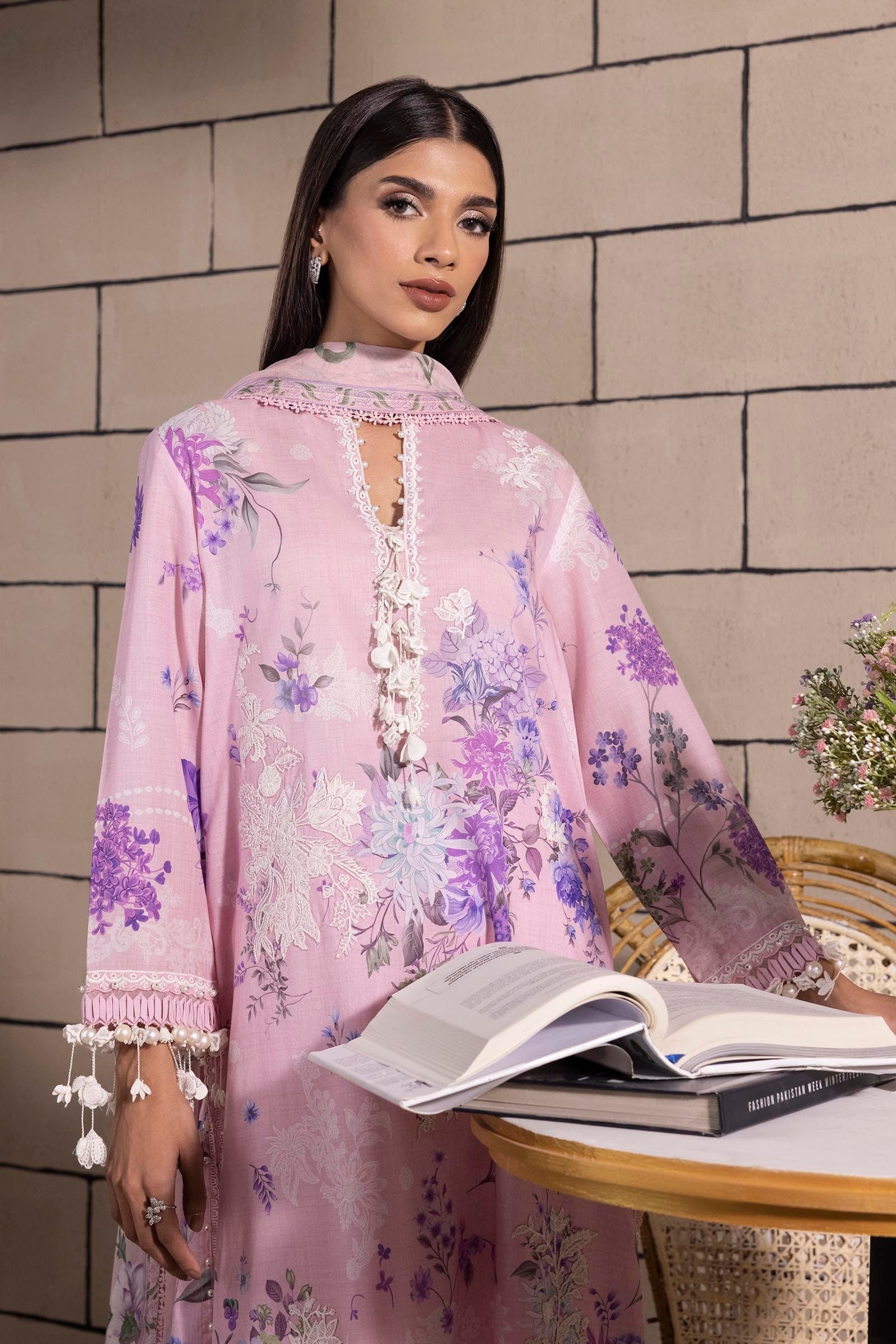 Sana Safinaz | Muzlin Spring 25 | M251-025A-3CJ by Sana Safinaz - Designer Dress - Type: Ladies Clothes - Available at Libayah - 100% Original