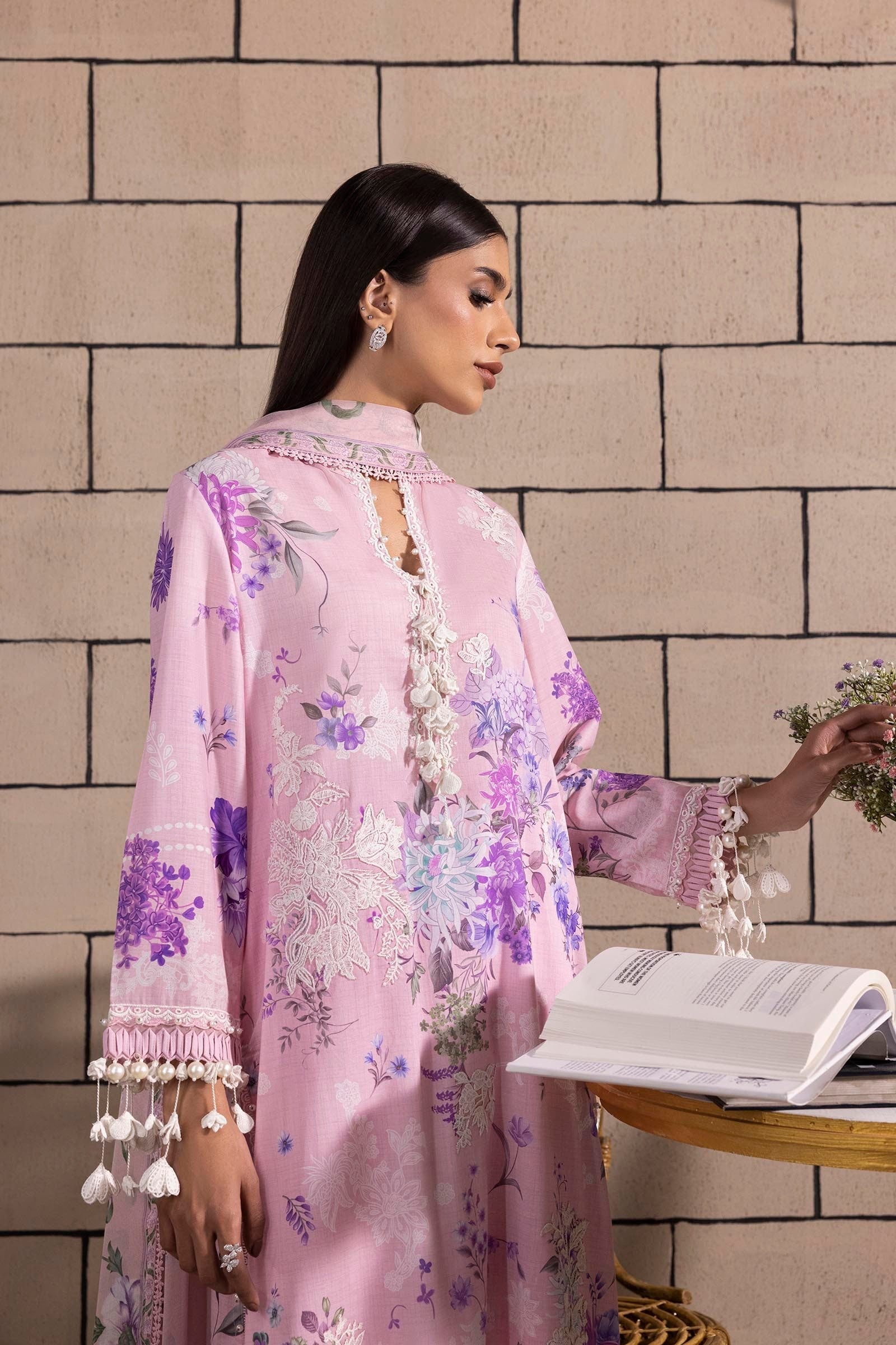 Sana Safinaz | Muzlin Spring 25 | M251-025A-3CJ by Sana Safinaz - Designer Dress - Type: Ladies Clothes - Available at Libayah - 100% Original