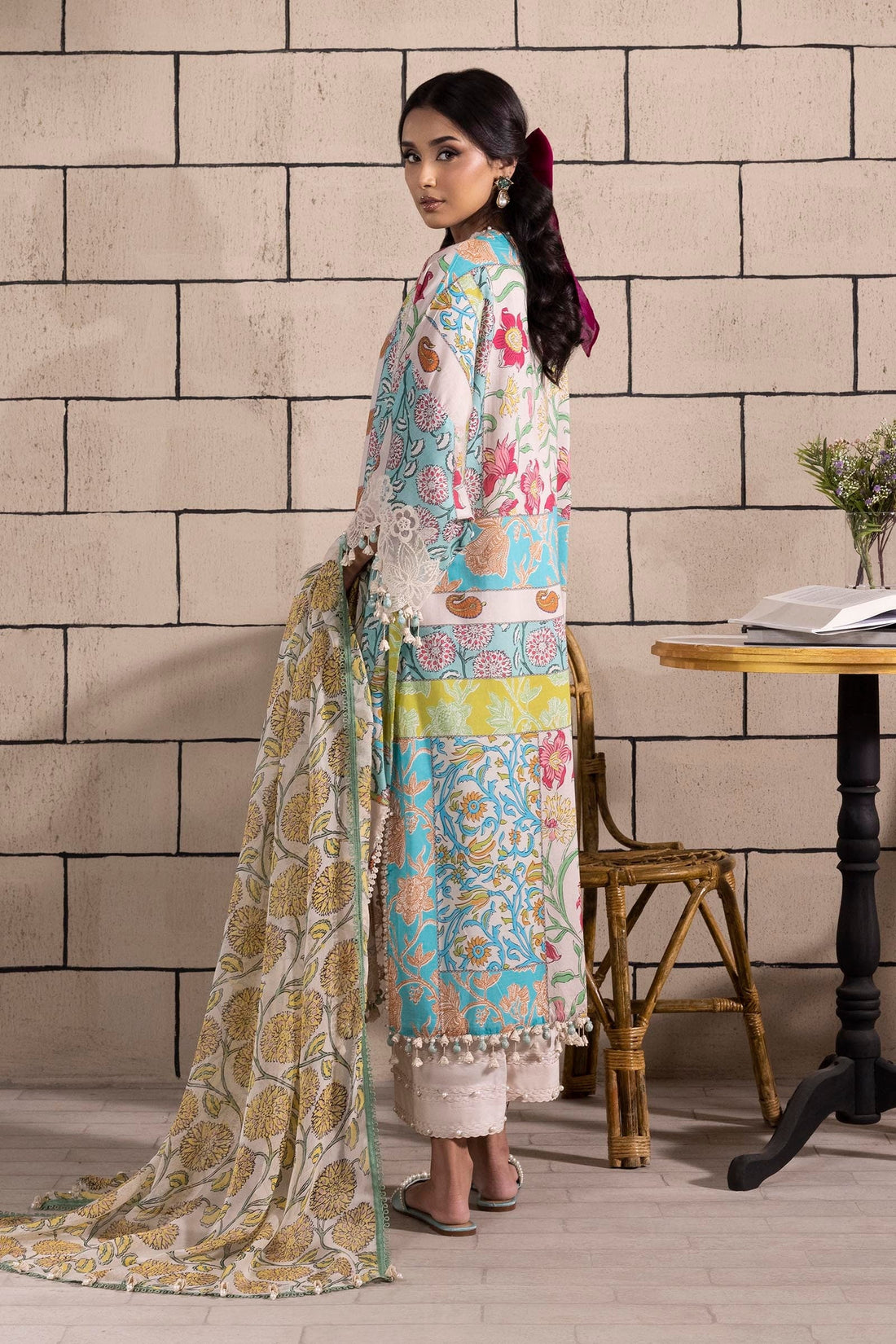 Sana Safinaz | Muzlin Spring 25 | M251-027B-3CI by Sana Safinaz - Designer Dress - Type: Ladies Clothes - Available at Libayah - 100% Original