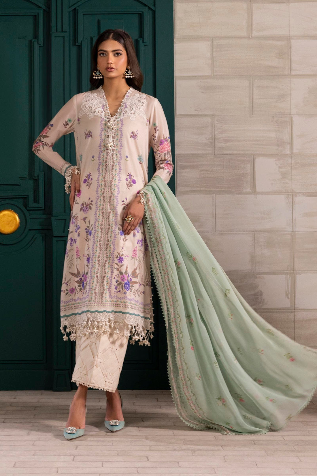 Sana Safinaz | Muzlin Spring 25 | M251-028A-3CI by Sana Safinaz - Designer Dress - Type: Ladies Clothes - Available at Libayah - 100% Original