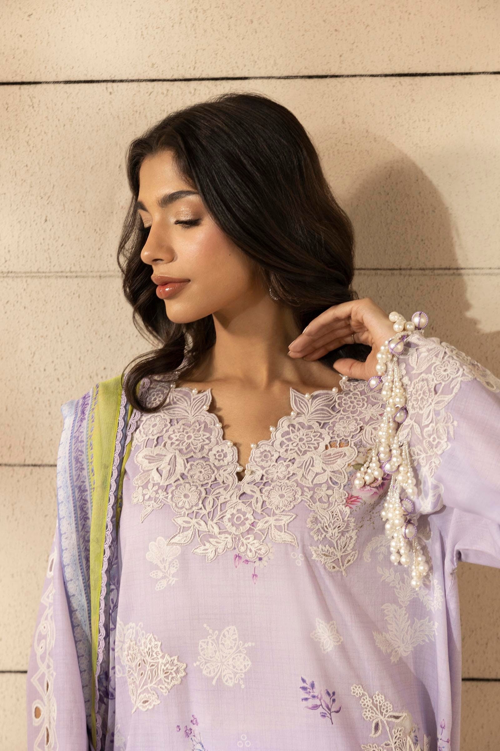 Sana Safinaz | Muzlin Spring 25 | M251-029A-3CI by Sana Safinaz - Designer Dress - Type: Ladies Clothes - Available at Libayah - 100% Original