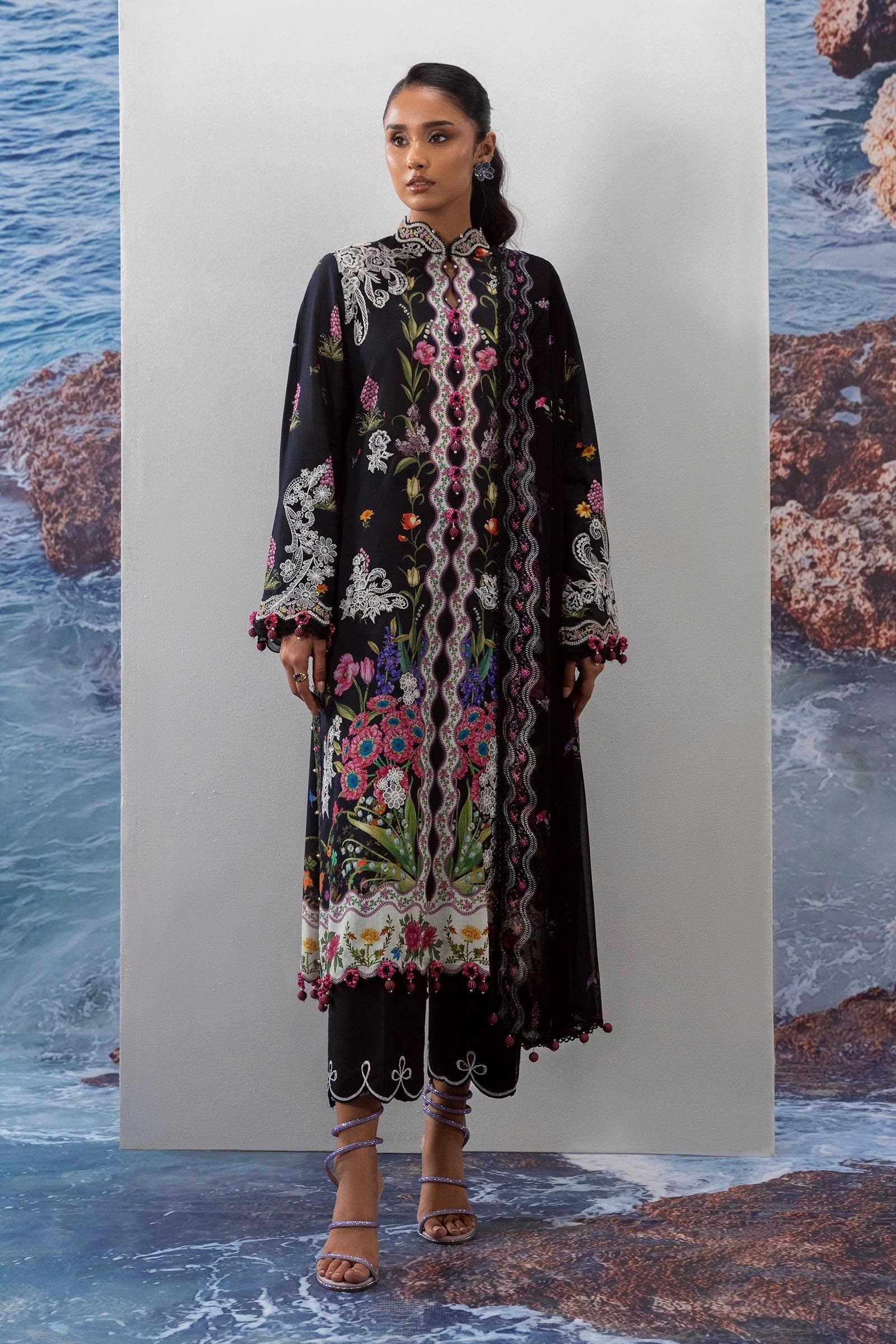 Sana Safinaz | Muzlin Summer 25 | 001A by Sana Safinaz - Designer Dress - Type: Ladies Clothes - Available at Libayah - 100% Original