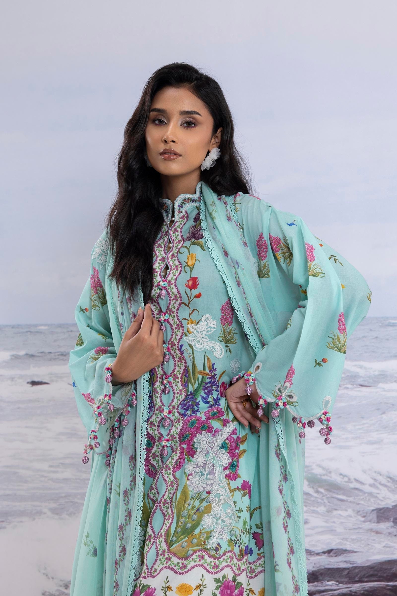 Sana Safinaz | Muzlin Summer 25 | 001B by Sana Safinaz - Designer Dress - Type: Ladies Clothes - Available at Libayah - 100% Original