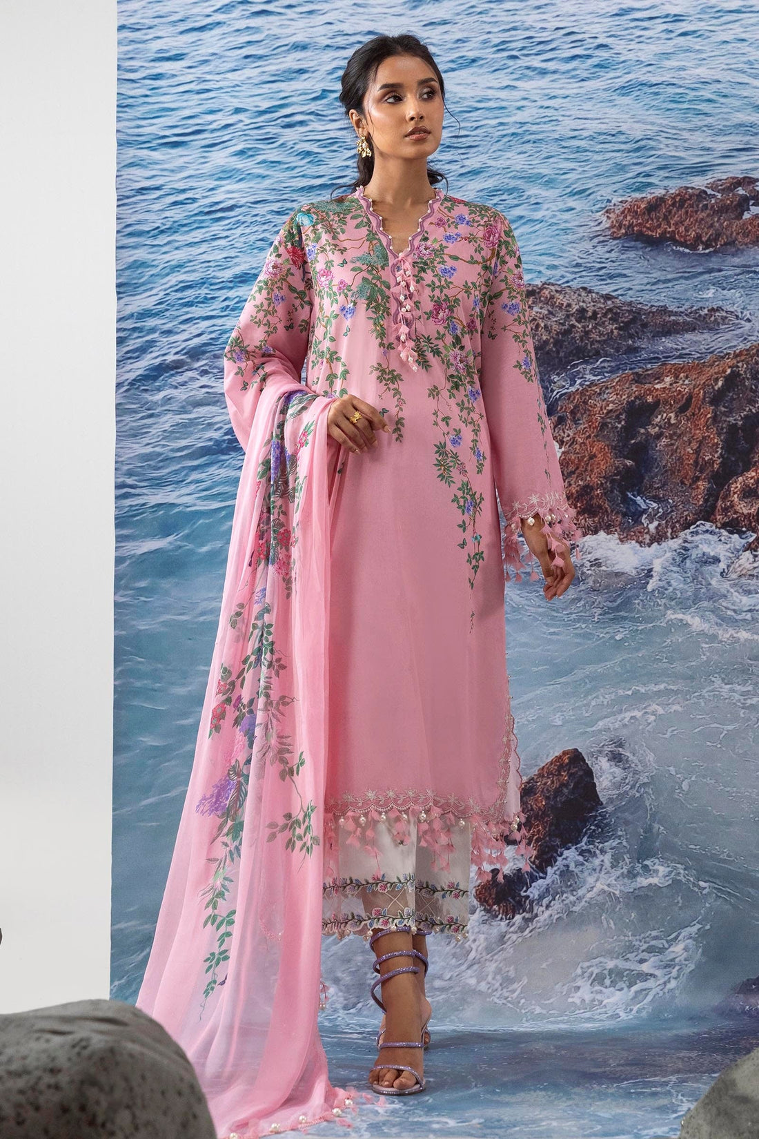 Sana Safinaz | Muzlin Summer 25 | 002A by Sana Safinaz - Designer Dress - Type: Ladies Clothes - Available at Libayah - 100% Original