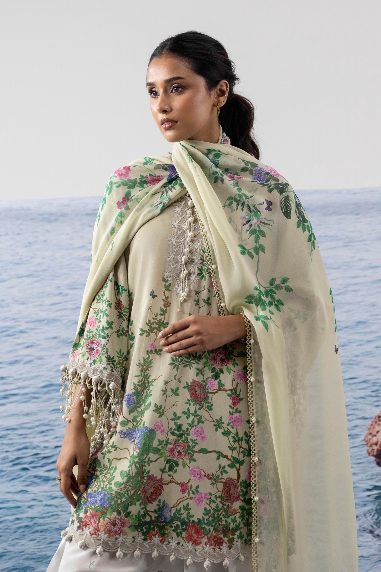 Sana Safinaz | Muzlin Summer 25 | 002B by Sana Safinaz - Designer Dress - Type: Ladies Clothes - Available at Libayah - 100% Original