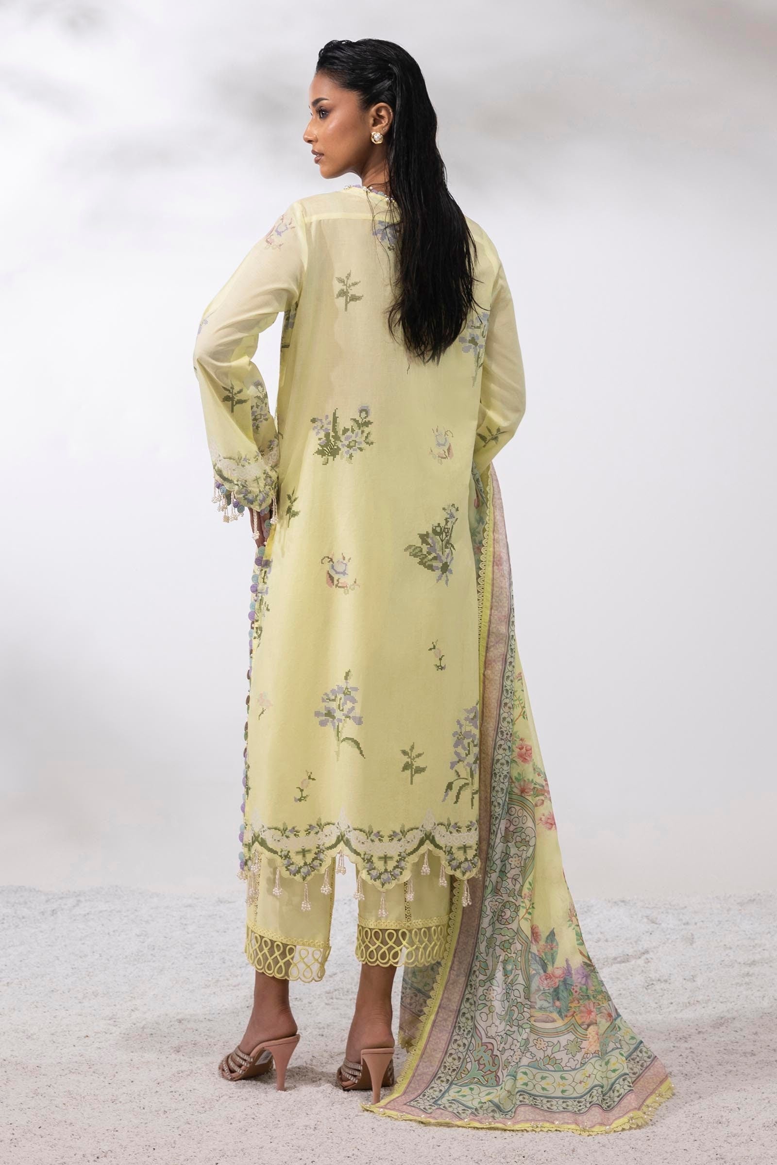 Sana Safinaz | Muzlin Summer 25 | 009A by Sana Safinaz - Designer Dress - Type: Ladies Clothes - Available at Libayah - 100% Original