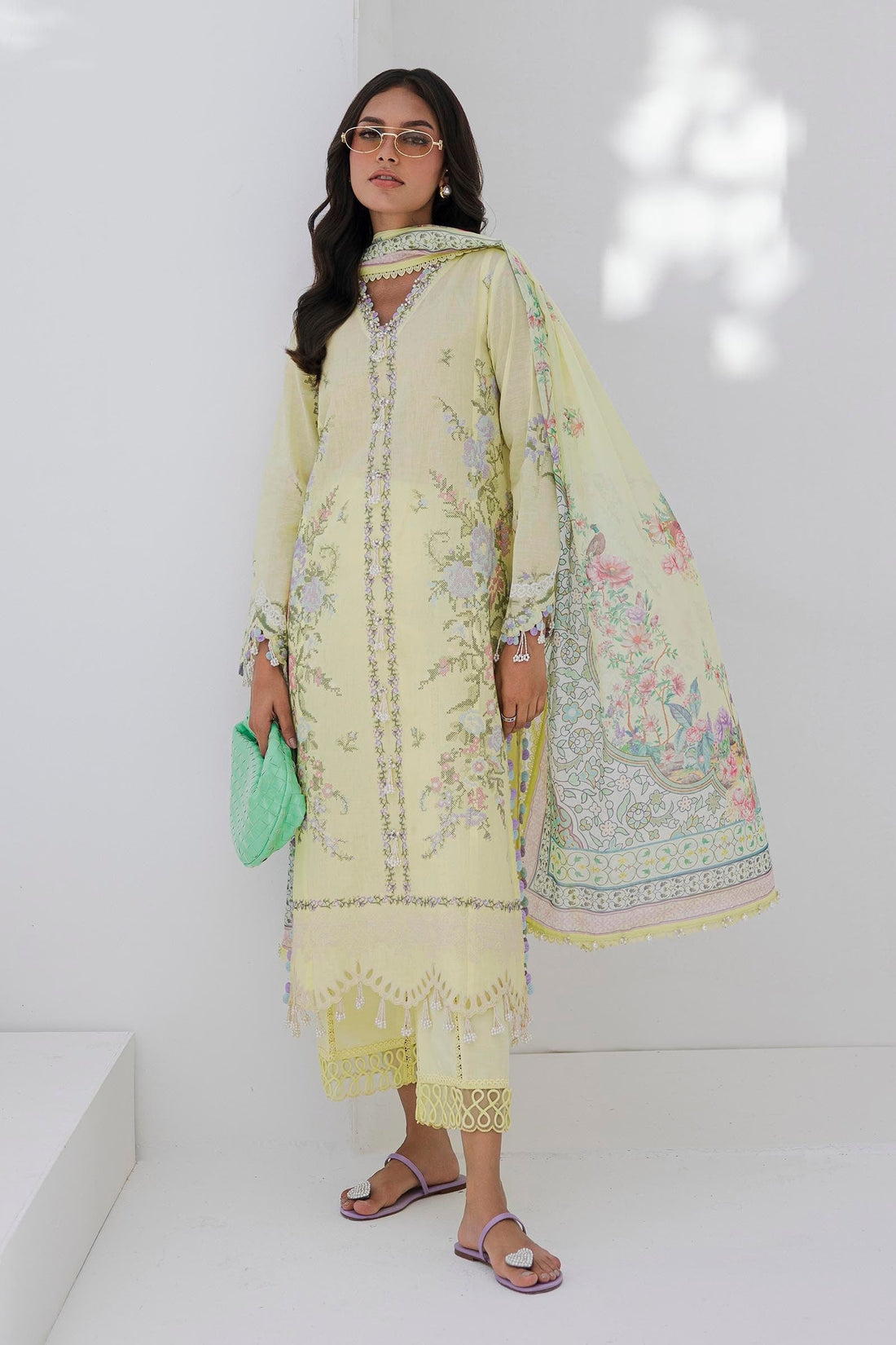 Sana Safinaz | Muzlin Summer 25 | 009A by Sana Safinaz - Designer Dress - Type: Ladies Clothes - Available at Libayah - 100% Original