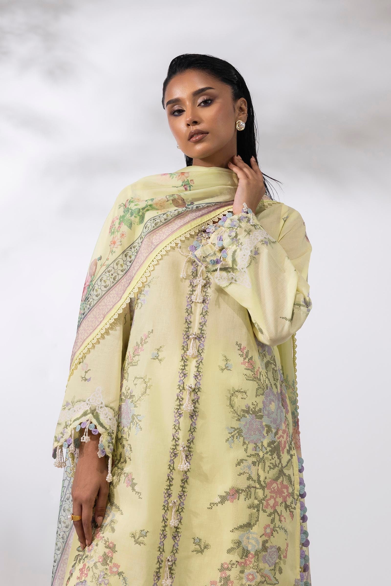 Sana Safinaz | Muzlin Summer 25 | 009A by Sana Safinaz - Designer Dress - Type: Ladies Clothes - Available at Libayah - 100% Original