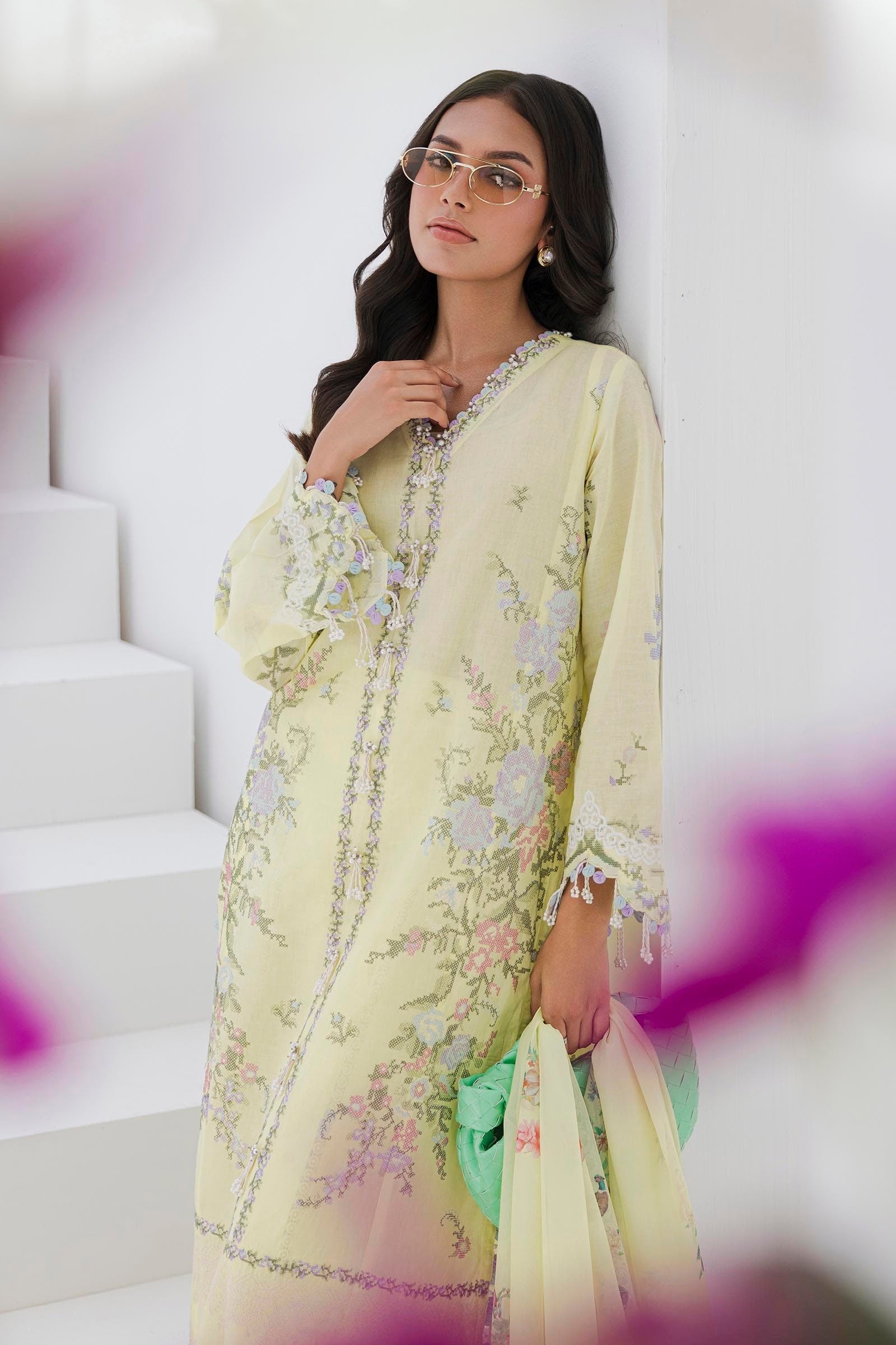 Sana Safinaz | Muzlin Summer 25 | 009A by Sana Safinaz - Designer Dress - Type: Ladies Clothes - Available at Libayah - 100% Original