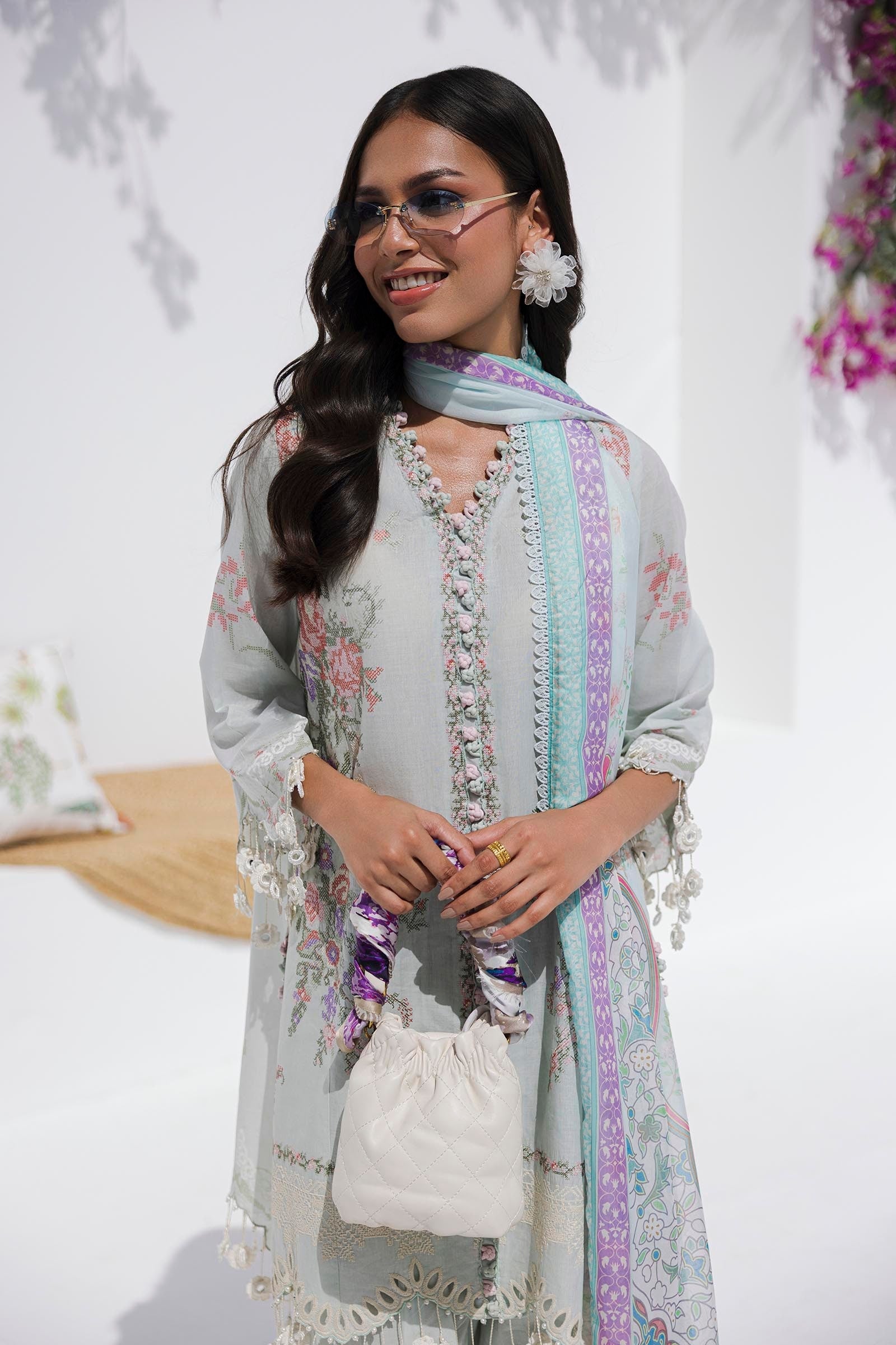 Sana Safinaz | Muzlin Summer 25 | 009B by Sana Safinaz - Designer Dress - Type: Ladies Clothes - Available at Libayah - 100% Original