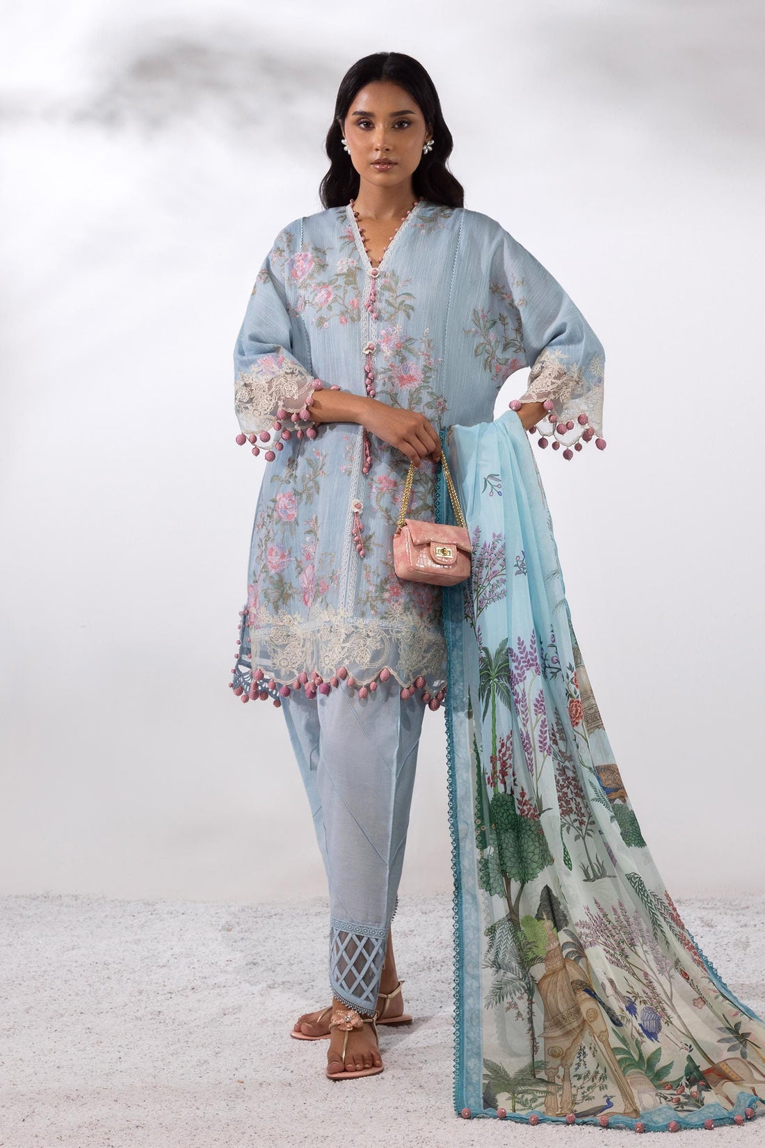 Sana Safinaz | Muzlin Summer 25 | 013A by Sana Safinaz - Designer Dress - Type: Ladies Clothes - Available at Libayah - 100% Original