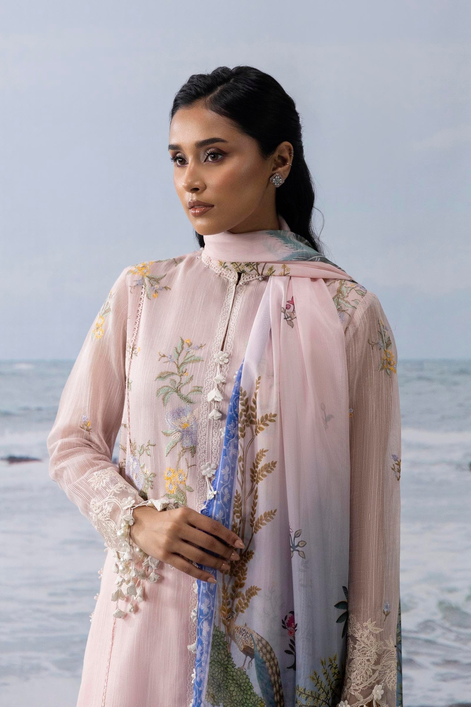 Sana Safinaz | Muzlin Summer 25 | 013B by Sana Safinaz - Designer Dress - Type: Ladies Clothes - Available at Libayah - 100% Original