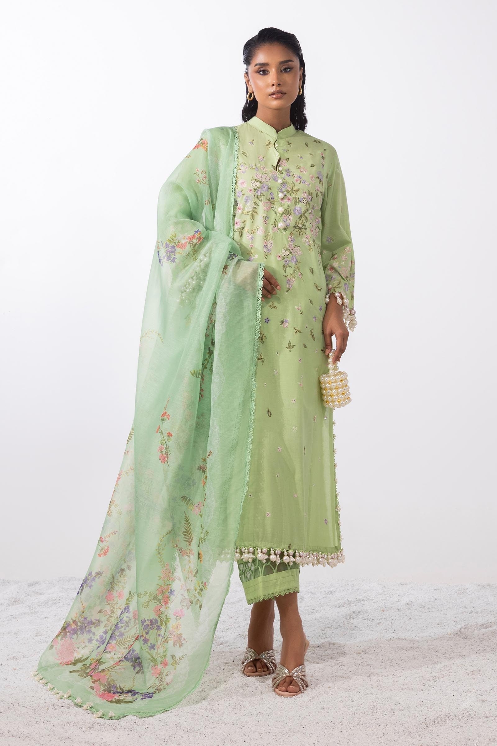 Sana Safinaz | Muzlin Summer 25 | 015B by Sana Safinaz - Designer Dress - Type: Ladies Clothes - Available at Libayah - 100% Original